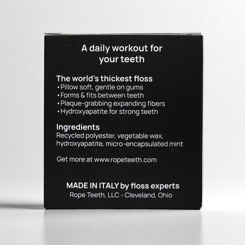 Rope Teeth Extra Thick Dental Floss with Hydroxyapatite - 1 Pack